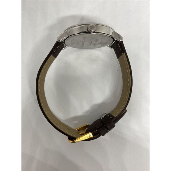 Kate Spade New York 0782 Women Brown Leather White Analog Dial Wrist Watch XX611 - Picture 11 of 12